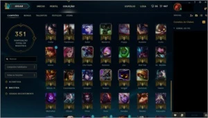 Conta League Of Legends Platina 3 92 Campeões 41 Skins LOL
