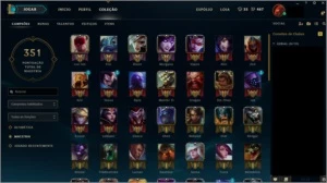 Conta League Of Legends Platina 3 92 Campeões 41 Skins LOL