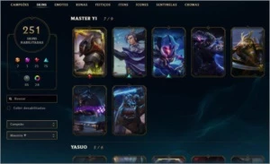 Conta de LoL, diamante 2 (solo/duo) e diamante I (flex) - League of Legends