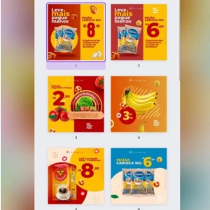 Pack Canva Supermercado 25 Templates