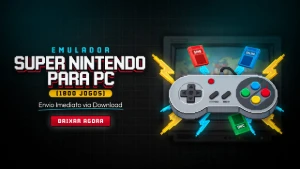 Emulador - Super Nintendo para PC (1800 Jogos) - Outros