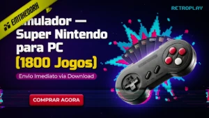 Emulador - Super Nintendo para PC (1800 Jogos) - Outros