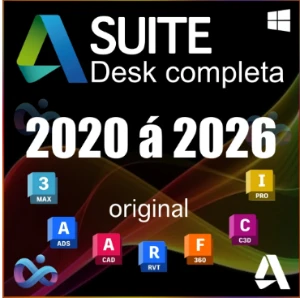 Suite Autodesk completa para Mac/PC Original - Softwares e Licenças