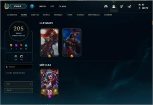 Conta Antiga - 1 Win pro Diamante - Faltando 3 Champs - League of Legends LOL