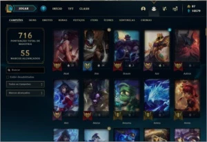 Conta Antiga - 1 Win pro Diamante - Faltando 3 Champs - League of Legends LOL