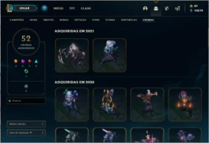 Conta Antiga - 1 Win pro Diamante - Faltando 3 Champs - League of Legends LOL