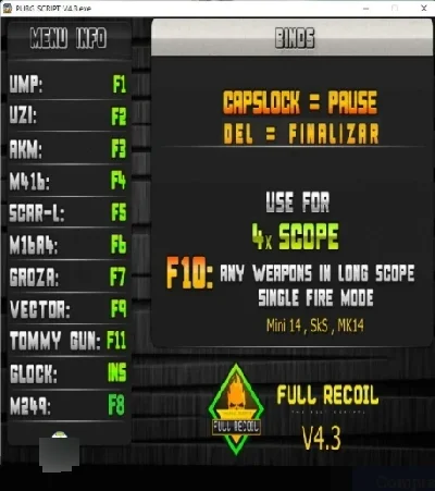 Pubg macro no recoil