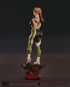 Sonya Blade Mortal Kombat STL 3d - Others