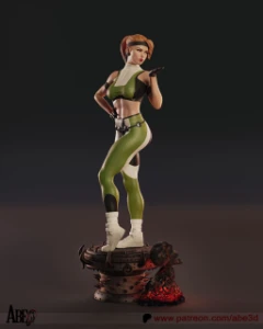 Sonya Blade Mortal Kombat STL 3d - Outros