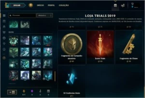 Conta de lol Platina IV - League of Legends