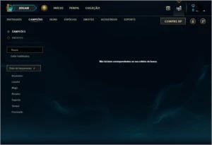 Conta de lol Platina IV - League of Legends