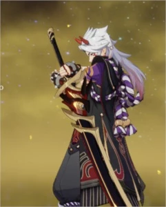 Ar53. Itto + chifre vermelho, kazuha, kokomi, yoimia + harpa - Genshin Impact