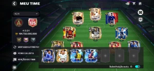 Conta FC MOBILE time ger 125 - FIFA