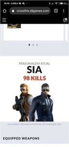 ACC COM VIP E MNS! KD POSITIVO! - Crossfire