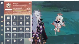 Genshin impact AR 45 - Itto + Shogun (ambos c/ armas main)