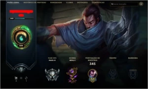 Conta League of Legends LvL 249 c/ 105 skin LOL