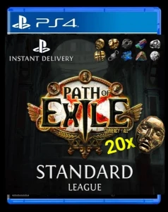 Path of Exile 20 orbes Divinos Ps4/PS5 Standard - Path of Exile 1 e 2