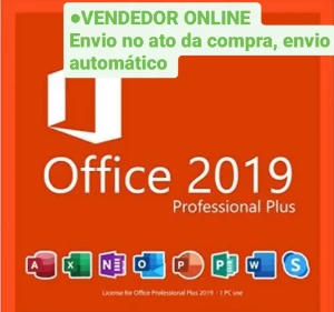 Licença  Office 2019 Pro plus - Softwares e Licenças