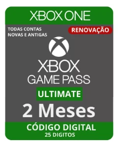 Xbox Game Pass Ultimate 2 Meses (renovação De Assinatura) - Assinaturas e Premium