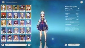 Genshin Impact Conta AR55 8 5 estrelas