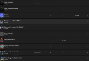 conta epic games com vários jogos