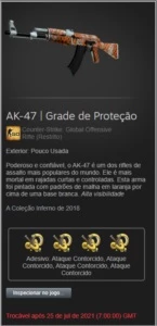 AK-47 | Grade de Proteção - Counter Strike CS