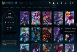 CONTA LOL UNRANKED EX DIAMANTE - League of Legends