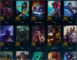 CONTA LOL UNRANKED EX DIAMANTE - League of Legends