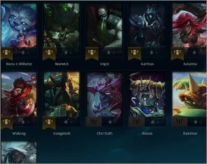 CONTA LOL UNRANKED EX DIAMANTE - League of Legends
