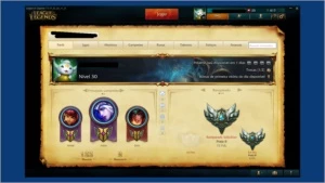 CONTA OURO III - League of Legends LOL