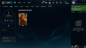 Conta platina 4 , esta no meu IMAIL, passo para o seu - League of Legends LOL