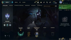 Conta platina 4 , esta no meu IMAIL, passo para o seu - League of Legends LOL