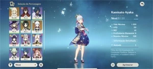 ✨GENSHIN IMPACT CONTA COM Ayaka xiao  5⭐ AR10 ✨