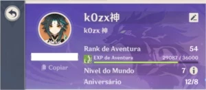 AR 54- 6 CHAR 5⭐ Xiao/Venti/Albedo/Tumulo do lobo E TODOS 4⭐ - Genshin Impact