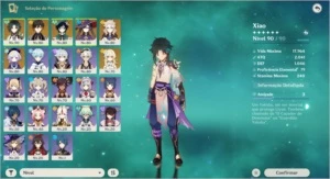 AR 54- 6 CHAR 5⭐ Xiao/Venti/Albedo/Tumulo do lobo E TODOS 4⭐ - Genshin Impact