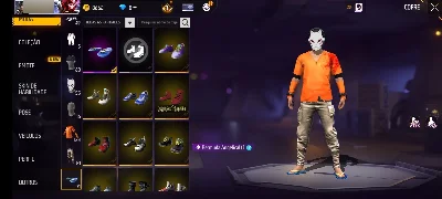 Conta de ff nível 60 muitas skins rara e muito mais - Free Fire
