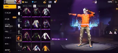 Conta de ff nível 60 muitas skins rara e muito mais - Free Fire