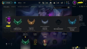 Conta - Lol  ((Kai'sa Kda Prestigio 2018 + Chroma 2022)) - League of Legends