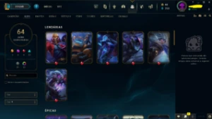 Conta - Lol  ((Kai'sa Kda Prestigio 2018 + Chroma 2022)) - League of Legends