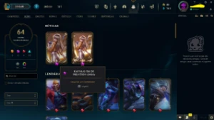 Conta - Lol  ((Kai'sa Kda Prestigio 2018 + Chroma 2022)) - League of Legends