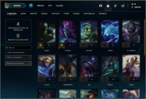 Conta bronze 1 baratinha com 1 skin e 24 champs - League of Legends LOL