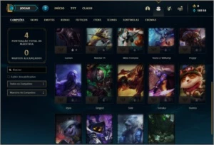 Conta bronze 1 baratinha com 1 skin e 24 champs - League of Legends LOL