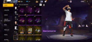 Free Fire/Conta Com Angelical Vermelha Skin Do Itachi/Madara