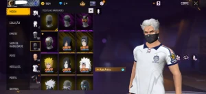 Free Fire/Conta Com Angelical Vermelha Skin Do Itachi/Madara