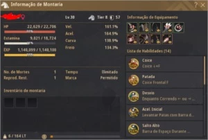 Conta bdo 575GS e pot hp infinita - Black Desert
