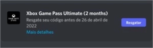 Xbox Gamepass Ultimate (2 meses) - Assinaturas e Premium