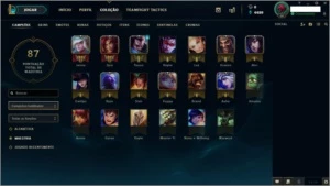 Conta LoL Diamante IV 2019 Smurf - 79V e 41D - League of Legends
