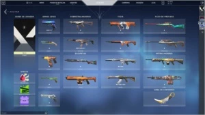 Conta Valorant Platina 1 com várias skins