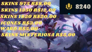 Skins, Icones E Wards Super Baratos Para  League Of Legends LOL
