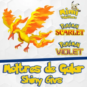 Galarian Moltres Shiny 6ivs - Pokémon Scarlet Violet - Others